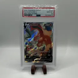 Pokemon Charizard V 154/172 Brilliant Stars Alt Full Art Holo PSA 10 - Image 1
