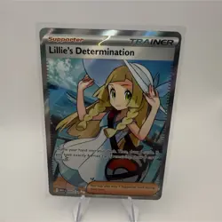 Pokemon TCG Lillie's Determination 169/173 Sun & Moon Ultra Rare Holo Full Art - Image 1