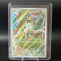The Pokemon Company Meowth 106/094 Illustration Rare Holo Me02 EN Basic 70HP - Image 1