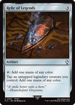 Relic of Legends Final Fantasy Commander PLD Artifact Uncommon MTG CARD ABUGames - Image 1