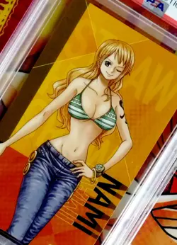 PSA 10 2022 One Piece Mugiwara Store Chara-Gum Collection RED 21 NAMI - Image 3