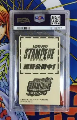 PSA 10 One Piece Stampede CP Golden Sticker Nami *Not For Sale - Image 2