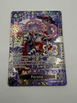 One Piece Perona OP06-093 OP14 SP English Alt Art The Azure Sea's Seven - Image 1