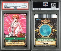 PSA 10 2008 ONE PIECE ONEPY BERRY MATCH PROMO C002 NAMI LAWSON GENKI SET - Image 4