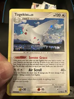 Togekiss 11/106 D&P Great Encounters Pokemon Card Holo Foil Rare LP - Image 1