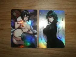 Lot 2 Cartes Flash Prism - FUBUKI - ONE PUNCH MAN - Sexy Fan Custom Card - Image 2