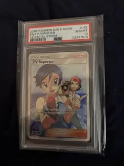 Pokemon Card PSA 10 TV Reporter 167/168 Celestial Storm - Image 4