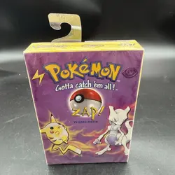 Wizards of the Coast Pokemon TCG Zap! Theme Deck 60 Cards 1999 English - Image 1