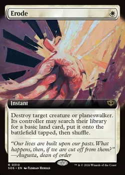 Erode (Extended Art) Secrets of Strixhaven #0310 FOIL - Image 1