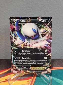 Absol EX XY62 Black Star Promo Pokemon Card See Description - Image 1