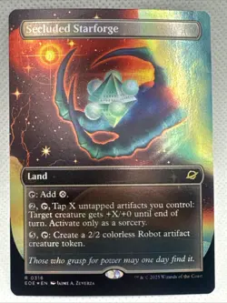 MTG - NM - Secluded Starforge (Borderless) Edge of Eternities Foil - Image 1