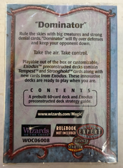 Magic The Gathering Exodus Dominator~ 1998 ~ SEALED ~ MTG ~ B - Image 3