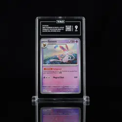 Pokemon Prismatic Evolutions 040/131 Master Ball TAG 9 Mint Holo - Image 1