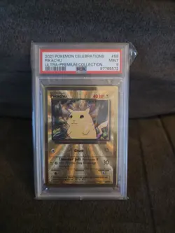 Pikachu - (Celebrations Metal Card) 058/102 Miscellaneous Cards & Products Holo - Image 1