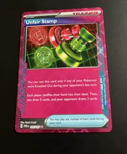 Unfair Stamp 165/167 Sv06 Twilight Masquerade Ace SPEC Rare Holo EN - Image 3