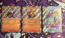 🔥 Shiny Skeledirge/Crocalor/Fuecoco SVP 079/080/081 Promo Trio Pokemon TCG 🔥 - Image 1