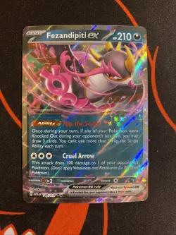 Pokemon TCG- Fezandipiti ex - 142/217 - ME: Ascended Heroes (ASC) Double Rare - Image 1