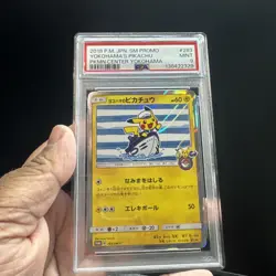 Pokemon Yokohama's Pikachu SM Promo Holo 283/SM-P Japanese 2018 PSA 9 - Image 1