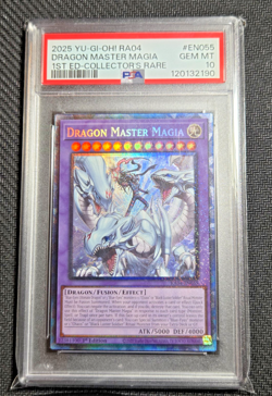 Dragon Master Magia - PSA 10 - Collectors Rare - RA04-EN055 - Yugioh - Image 1