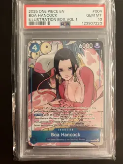 One Piece Boa Hancock 2025 Illustration Box Vol.1 ST17-004 PSA 10 - Image 1