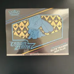 Crown Zenith Pokemon Center Elite Trainer Box Plus ETB TCG Card Factory Sealed - Image 1