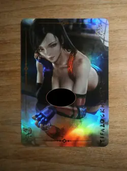 Carte Laser Foil - TIFA LOCKHART - FINAL FANTASY VII - BEAUTY Sexy Fan Card - Image 2