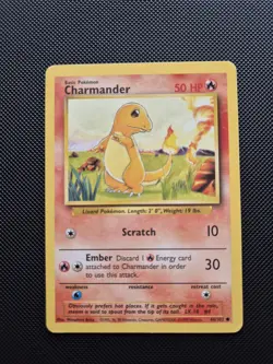 Pokemon TCG Charmander/Base Set/Card 46/102 / LP - Image 1