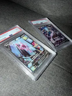 Pokemon MEWTWO V Pokemon Go Sword & Shield PSA 9 Mint Promo Full Art 2022 - Image 4