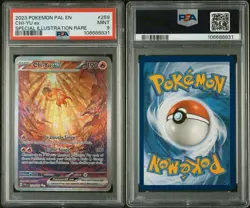 2023 POKEMON PAL EN-PALDEA EVOLVED 259 CHI-YU EX SPECIAL ILLUSTRATION RARE PSA 9 - Image 3
