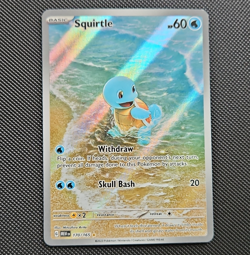 Pokemon Squirtle 170/165 SV Scarlet & Violet 151 Illustration Rare Holo Full Art - Image 1