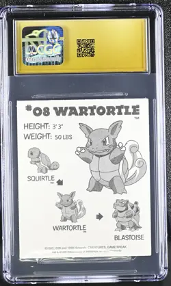 Wartortle Pokemon Party Stickers - American Greetings - CGC 10 Pristine - Pop 1 - Image 2