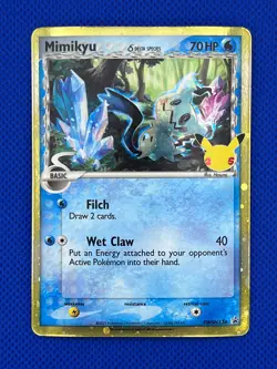 Pokemon TCG Mimikyu [Delta Species] Holo Promo SWSH136 Celebrations NM/NP - Image 1