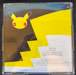 Pokemon Center 25th Celebrations Elite Trainer Box With Thick Acrylic Case 820650809866 - Image 1