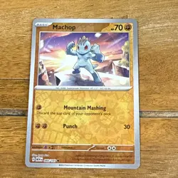 Machop 4X Pokemon Card Bundle 53/108 86/130 47/101 & 066/165 Reverse Holo - Image 4