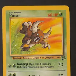 Pokemon Pinsir 29/130 Base Set 2 Uncommon Regular 60 HP Unlimited 1999 Wizards - Image 2