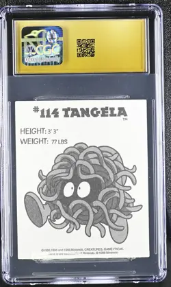 Tangela Pokemon Party Stickers - American Greetings - CGC 10 Pristine - Pop 1 - Image 2
