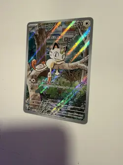 Pokemon TCG Meowth 106/094 Me02: Phantasmal Flames Illustration Rare Holo - Image 3