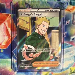 The Pokemon Company Pokemon TCG Lt. Surge's Bargain 170/132 Me01 Holo EN Ultra … - Image 1