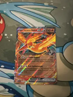 Team Rockets Moltres EX 031 Destined Rivals Pokemon TCG - Image 1