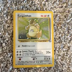 Pokemon TCG Kangaskhan Jungle 5/64 Holo Unlimited Holo Rare WOTC Vintage - Image 1