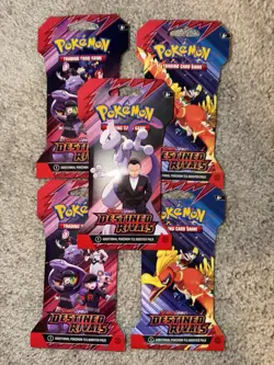 🔥 Pokemon TCG Scarlet & Violet — Destined Rivals Sleeved Booster Pack x5 - Image 1