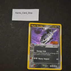 Pokemon Dark Steelix ex 10/109 Reverse Holo Rare Stamped LP/NM EX Team Rocket Re - Image 1