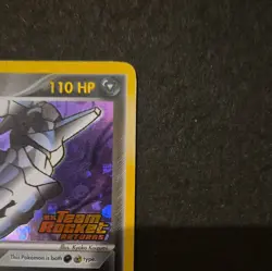 Pokemon Dark Steelix ex 10/109 Reverse Holo Rare Stamped LP/NM EX Team Rocket Re - Image 4