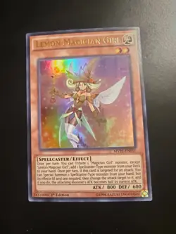 Yugioh Lemon Magician Girl - MVP1-EN051 - 1st Ed. Ultra Rare - NM - Image 1