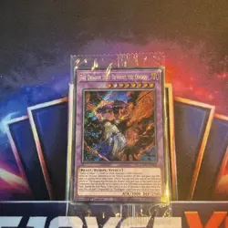 YUGIOH Secret Rare The Dragon That Devours The Dogma CH01-EN041 1st Ed SEALED - Image 1