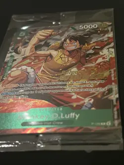 Monkey.D.Luffy P-135 Winner Stamp OP16 Pre-Release Event Promo Card Sealed - Image 3