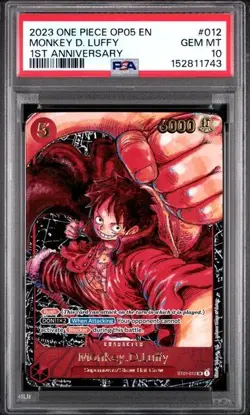 2023 One Piece Op05-Awakening Of The New Era #012 Monkey D. Luffy PSA 10 - Image 1