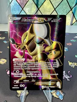 Alakazam EX 117/124 XY Fates Collide Full Art Pokemon Card 2016 #117 NM - Image 1