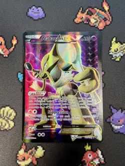 Alakazam EX 117/124 XY Fates Collide Full Art Pokemon Card 2016 #117 NM - Image 4