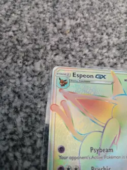 Pokemon TCG Espeon GX 152/149 Rainbow Secret Rare Card Sun Moon Base Set - Image 3
